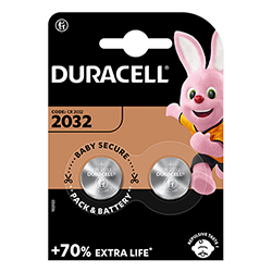Baterie CR2032 Duracell 2 ks (blistr)