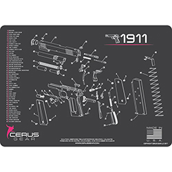 Podložka pro čištění zbraní 1911 SCHEMATIC PINK