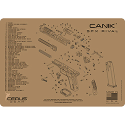 Podložka pro čištění zbraní CANIK SFX RIVAL SCHEMATIC COY