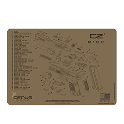 Cerus Gear CZ P-10 C Schematic ProMat – Coyote Tan