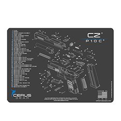 Cerus Gear CZ P-10 C Schematic ProMat – Charcoal Gray