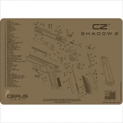 Cerus Gear CZ Shadow Schematic ProMat – Coyote Tan