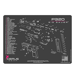 Podložka pro čištění zbraní SIG320 SCHEMATIC PINK