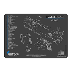 Podložka pro čištění zbraní TAURUS G3C SCHEMATIC CHAR GRAY