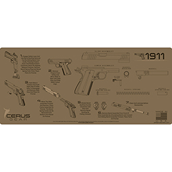 Podložka pro čištění zbraní 1911 INSTRUCTIONAL COYOTE