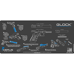 Podložka pro čištění zbraní GLOCK INSTRUCTIONAL CHAR GRAY