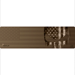 Podložka pro čištění zbraní AMERICAN FLAG W REAPER SKULL COYOTE