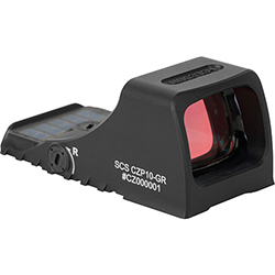 Otevřený micro kolimátor Holosun pro CZ P-10 OR zelený obrazec