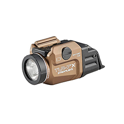 Streamlight TLR-7 X - Taktická LED svítilna, 2 spínače v balení, 500 lm, 1 x RCR123A, hnědá