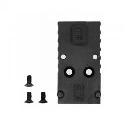 Montážní destička pro Glock MOS 02 25,5mm pro Trijicon, Holosun (except 509)