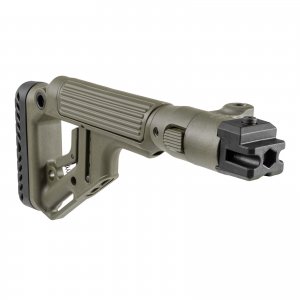 Sklopná pažba pro AK/47 typ Galil 2 s polymerovým kloubem zelená