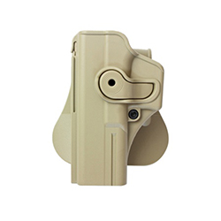 IMI Defense Retention Gun Holster for Glock 17/22/28/31/34 – Left Hand – Tan