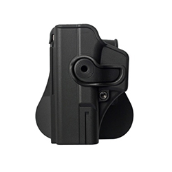 IMI Defense Retention Gun Holster Level 2 for Glock 19/19X/23/25/28/32/45 – Left Hand - Black