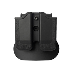 MP03 - polymerové pouzdro IMI Defense na 2 zásobníky (Beretta, Browning, Colt, CZ, EAA, Keltec, Magnum, SW, Sig, Taurus, Walther) - černé