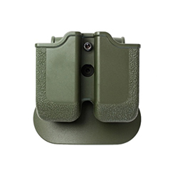 IMI Defense Polymer Double Magazine Pouch for .45 SIG, Taurus, H&K, 1911 - Green