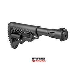 FAB M4-ZAS Folding Telescopic Stock for ZASTAVA M70 B1/B3/M77 B1 - Black