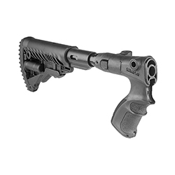 Teleskopická sklopná pažba s absorberem a pistolovou rukojetí pro Remington 870 černá