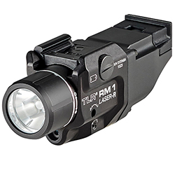 Streamlight 69446 TLR RM 1 500-Lumen Rail-Mounted Tactical Weapon Light with Integrated Red Aiming Laser, and Key Kit - Black